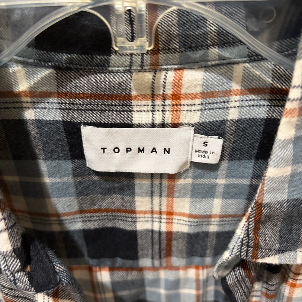 TopMan Men's Plaid flannel - Picture 2 of 3